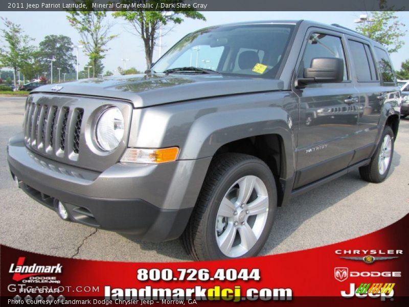 Mineral Gray Metallic / Dark Slate Gray 2011 Jeep Patriot Latitude