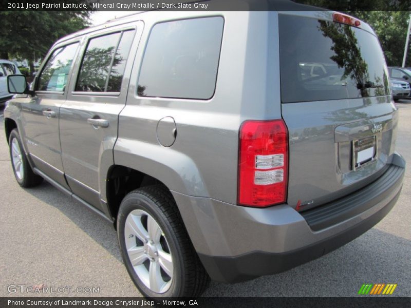 Mineral Gray Metallic / Dark Slate Gray 2011 Jeep Patriot Latitude