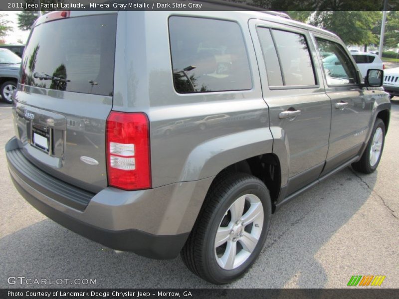 Mineral Gray Metallic / Dark Slate Gray 2011 Jeep Patriot Latitude