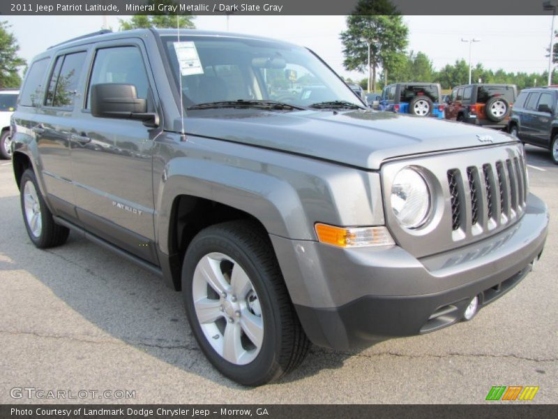 Mineral Gray Metallic / Dark Slate Gray 2011 Jeep Patriot Latitude
