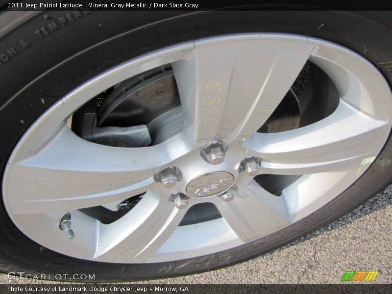 Mineral Gray Metallic / Dark Slate Gray 2011 Jeep Patriot Latitude