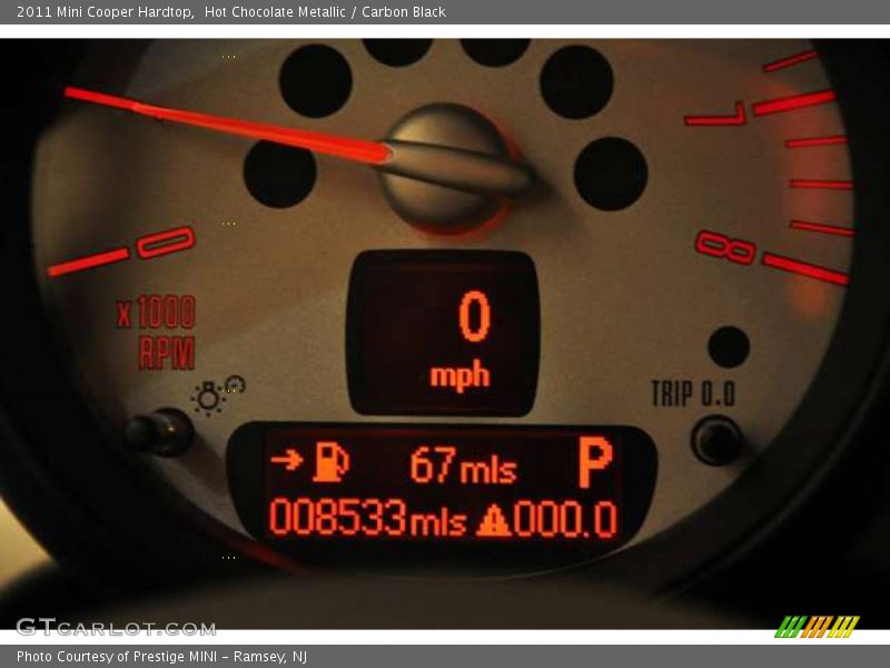 Hot Chocolate Metallic / Carbon Black 2011 Mini Cooper Hardtop