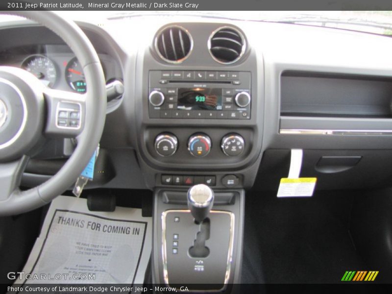 Mineral Gray Metallic / Dark Slate Gray 2011 Jeep Patriot Latitude