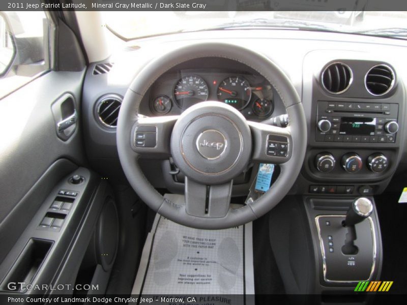 Mineral Gray Metallic / Dark Slate Gray 2011 Jeep Patriot Latitude