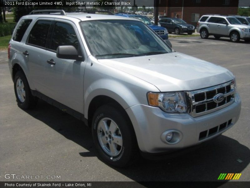 Ingot Silver Metallic / Charcoal Black 2011 Ford Escape Limited 4WD