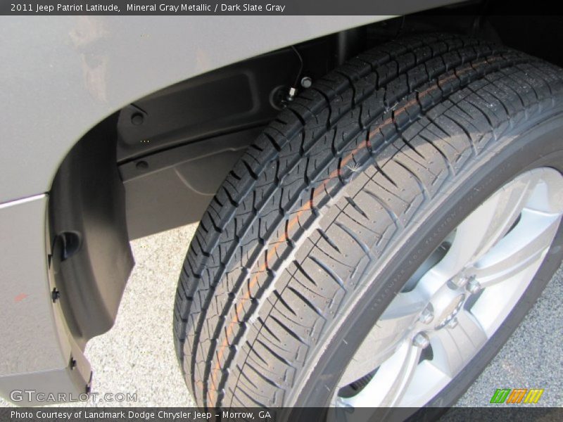 Mineral Gray Metallic / Dark Slate Gray 2011 Jeep Patriot Latitude