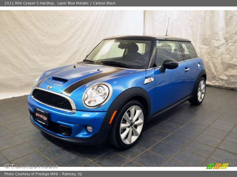 Laser Blue Metallic / Carbon Black 2011 Mini Cooper S Hardtop