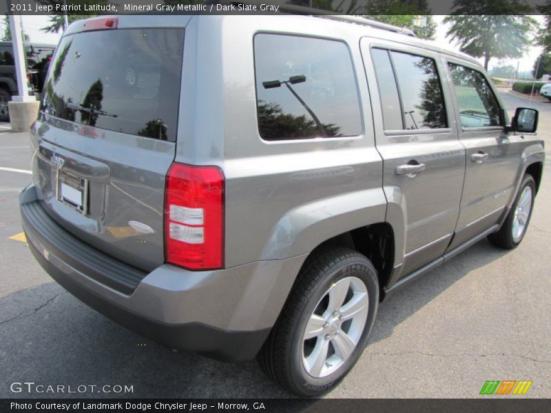 Mineral Gray Metallic / Dark Slate Gray 2011 Jeep Patriot Latitude