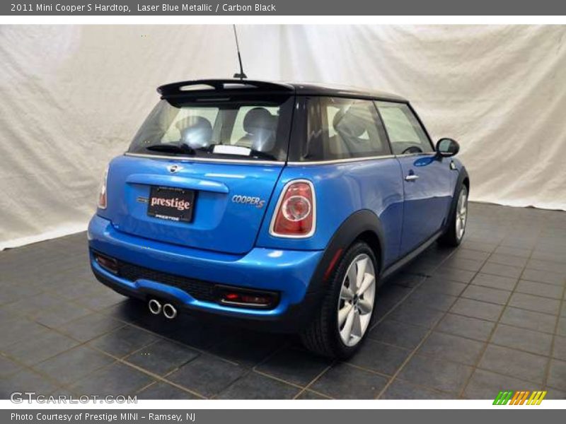 Laser Blue Metallic / Carbon Black 2011 Mini Cooper S Hardtop