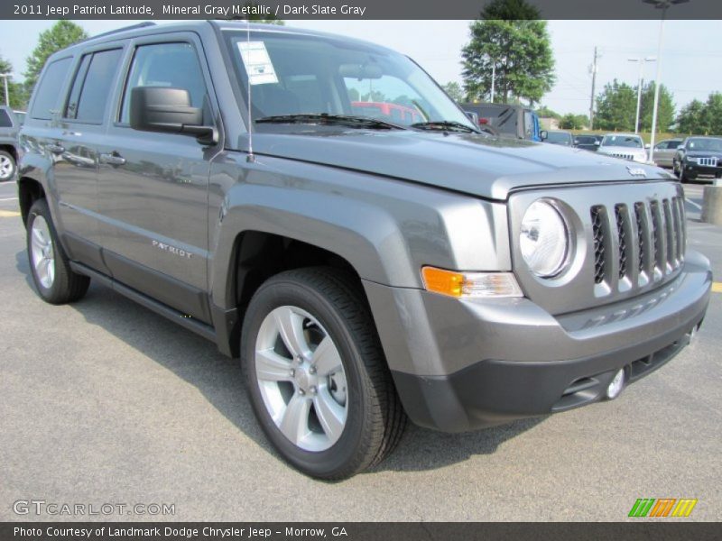 Mineral Gray Metallic / Dark Slate Gray 2011 Jeep Patriot Latitude