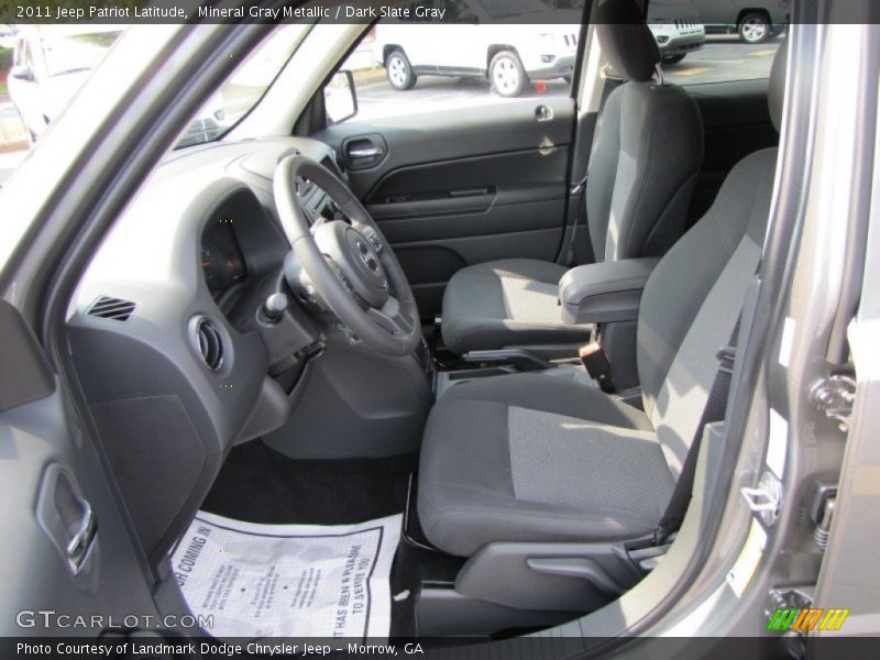 Mineral Gray Metallic / Dark Slate Gray 2011 Jeep Patriot Latitude