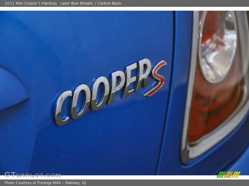 Laser Blue Metallic / Carbon Black 2011 Mini Cooper S Hardtop