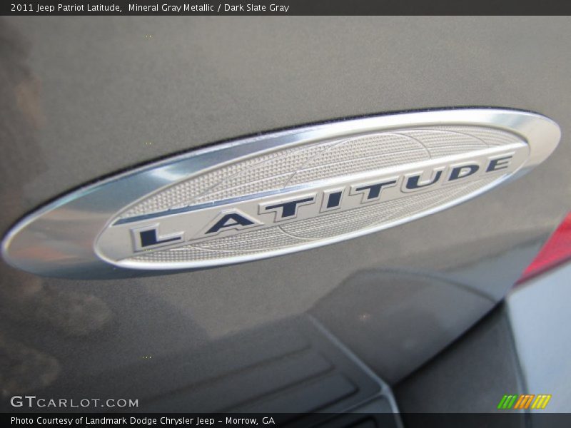 Mineral Gray Metallic / Dark Slate Gray 2011 Jeep Patriot Latitude