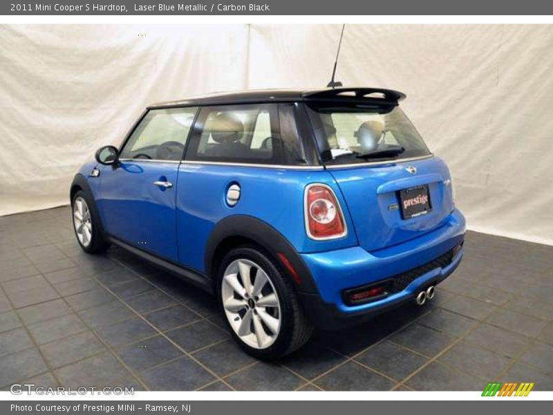 Laser Blue Metallic / Carbon Black 2011 Mini Cooper S Hardtop