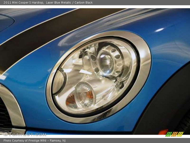 Laser Blue Metallic / Carbon Black 2011 Mini Cooper S Hardtop