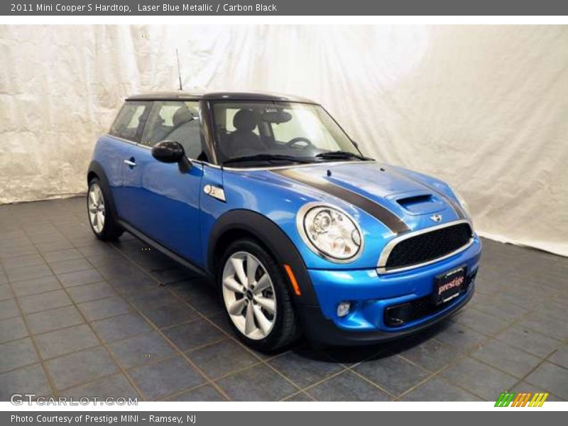 Laser Blue Metallic / Carbon Black 2011 Mini Cooper S Hardtop