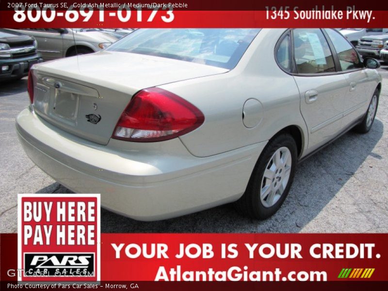 Gold Ash Metallic / Medium/Dark Pebble 2007 Ford Taurus SE