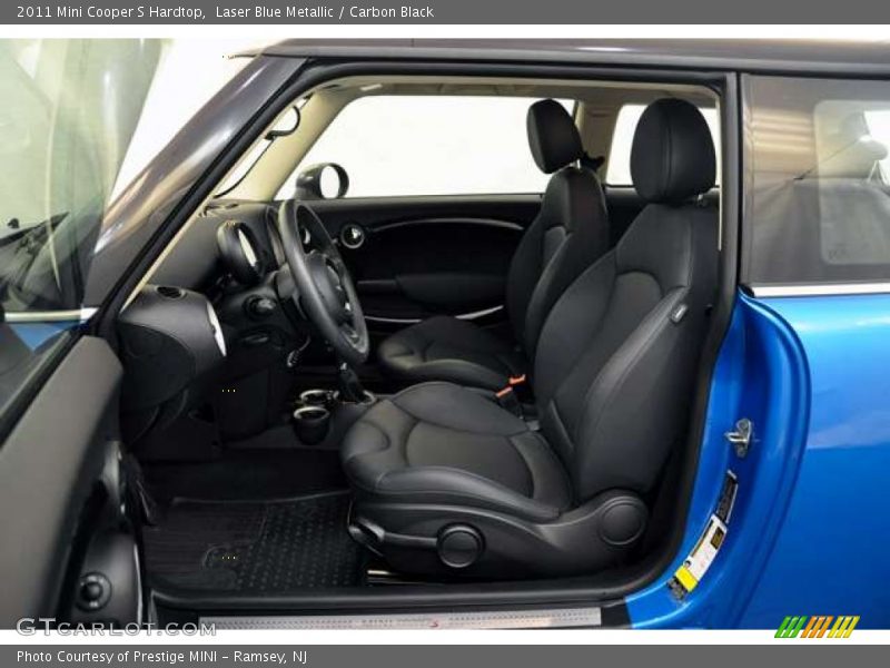 Laser Blue Metallic / Carbon Black 2011 Mini Cooper S Hardtop