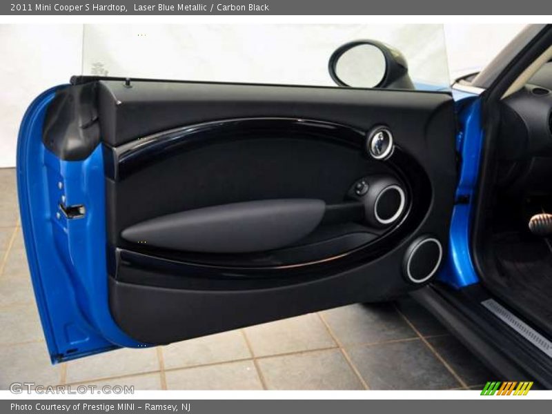 Laser Blue Metallic / Carbon Black 2011 Mini Cooper S Hardtop