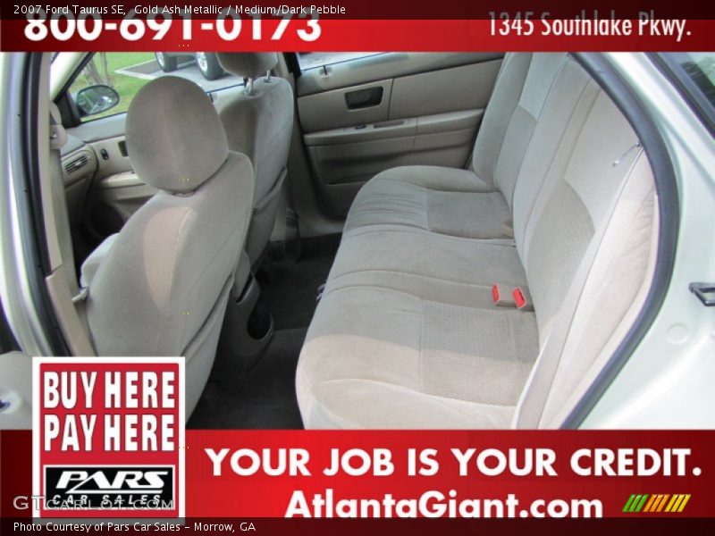 Gold Ash Metallic / Medium/Dark Pebble 2007 Ford Taurus SE