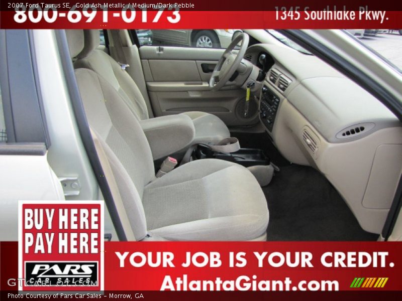 Gold Ash Metallic / Medium/Dark Pebble 2007 Ford Taurus SE