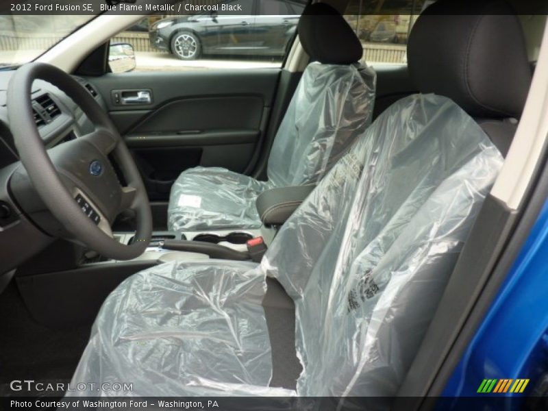 Blue Flame Metallic / Charcoal Black 2012 Ford Fusion SE
