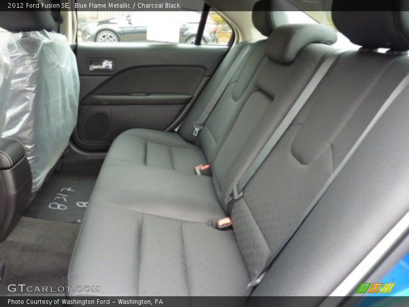 Blue Flame Metallic / Charcoal Black 2012 Ford Fusion SE
