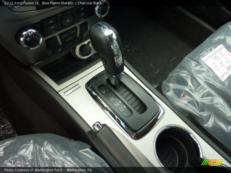 Blue Flame Metallic / Charcoal Black 2012 Ford Fusion SE