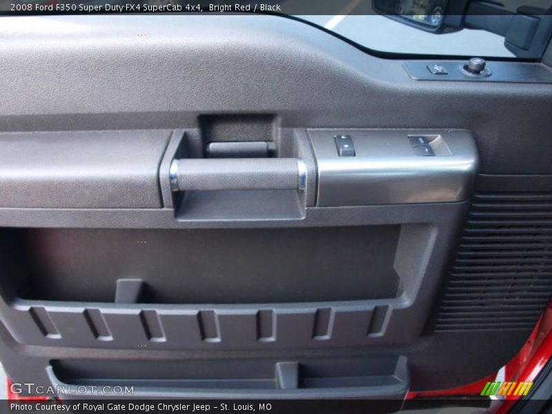 Bright Red / Black 2008 Ford F350 Super Duty FX4 SuperCab 4x4