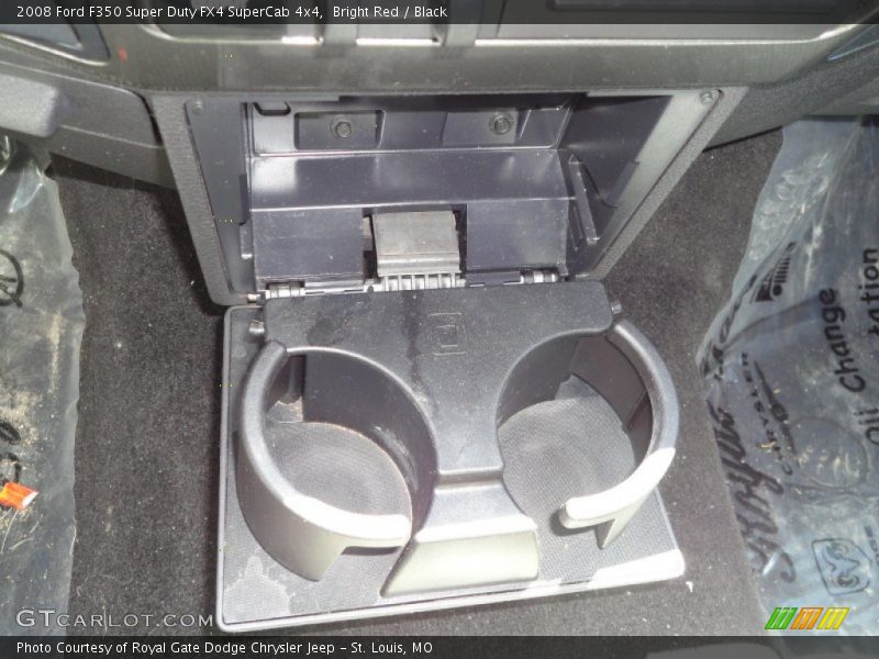 Bright Red / Black 2008 Ford F350 Super Duty FX4 SuperCab 4x4