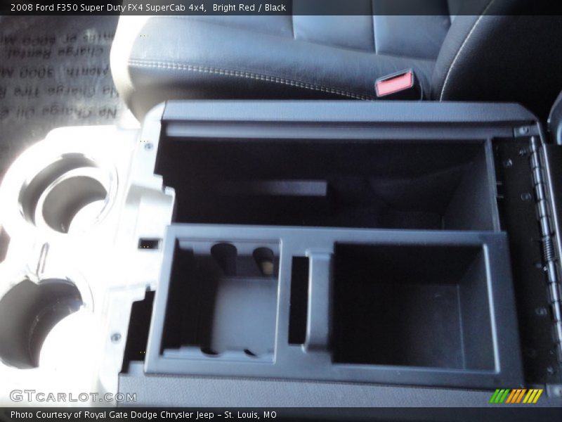 Bright Red / Black 2008 Ford F350 Super Duty FX4 SuperCab 4x4