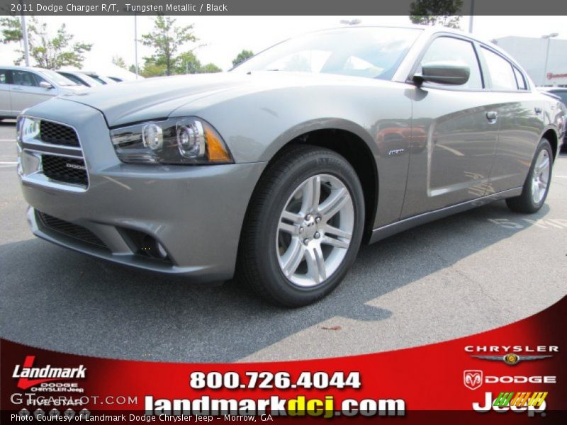 Tungsten Metallic / Black 2011 Dodge Charger R/T