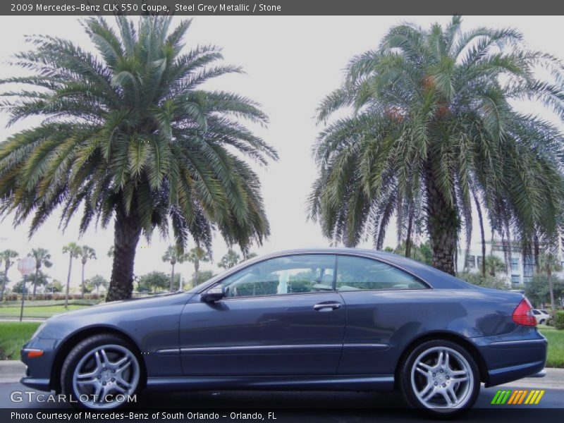 2009 CLK 550 Coupe Steel Grey Metallic