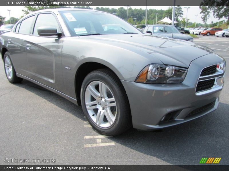 Tungsten Metallic / Black 2011 Dodge Charger R/T