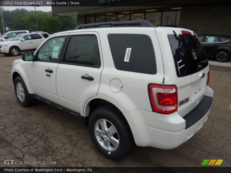 White Suede / Stone 2012 Ford Escape XLT