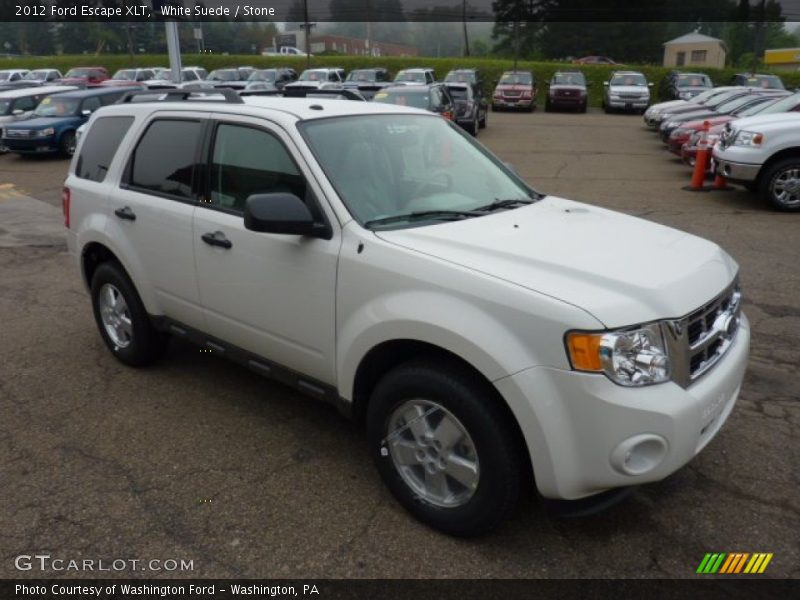 White Suede / Stone 2012 Ford Escape XLT