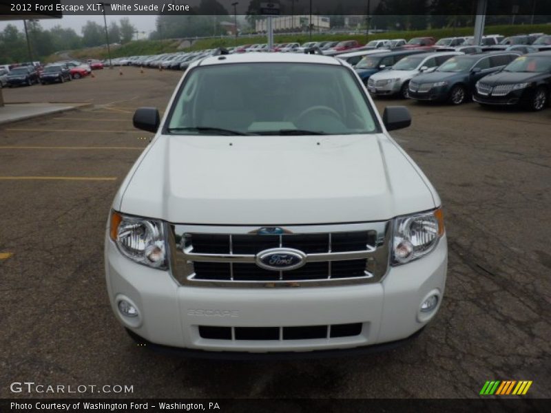White Suede / Stone 2012 Ford Escape XLT