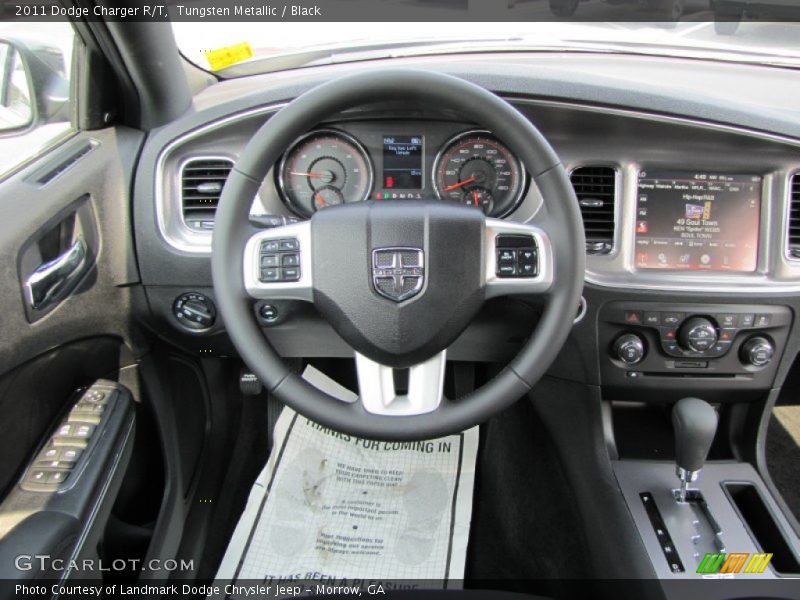 Tungsten Metallic / Black 2011 Dodge Charger R/T