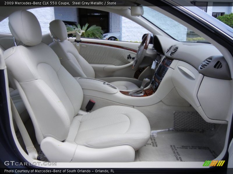  2009 CLK 550 Coupe Stone Interior