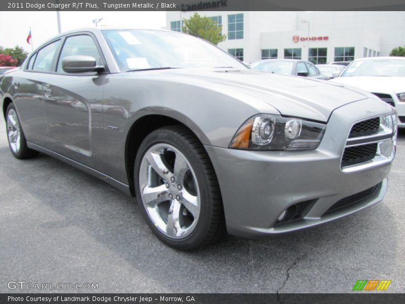 Tungsten Metallic / Black 2011 Dodge Charger R/T Plus