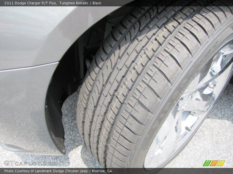 Tungsten Metallic / Black 2011 Dodge Charger R/T Plus