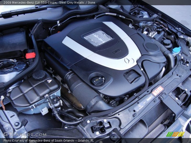  2009 CLK 550 Coupe Engine - 5.5 Liter DOHC 32-Valve VVT V8