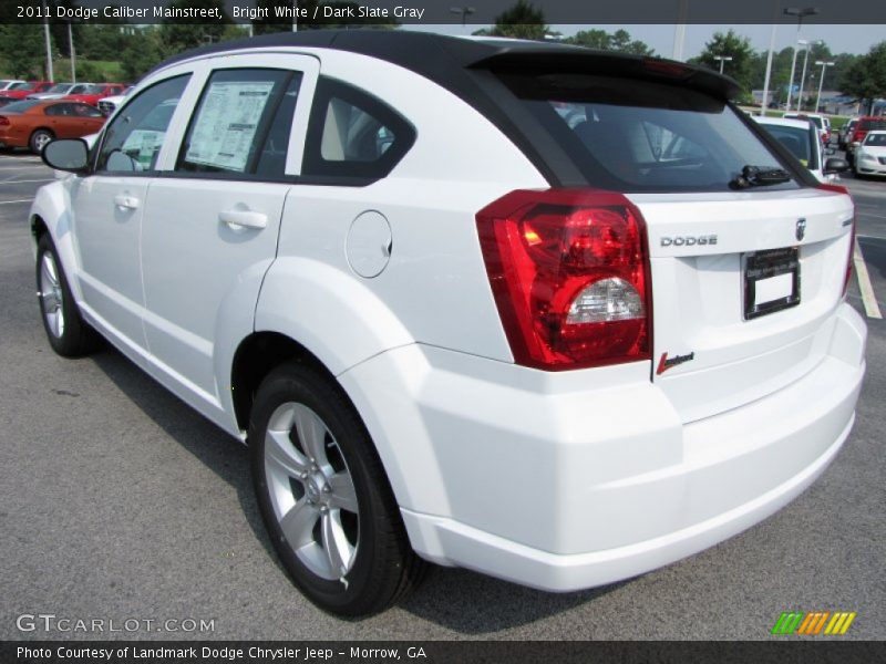 Bright White / Dark Slate Gray 2011 Dodge Caliber Mainstreet