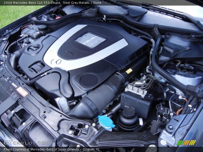  2009 CLK 550 Coupe Engine - 5.5 Liter DOHC 32-Valve VVT V8