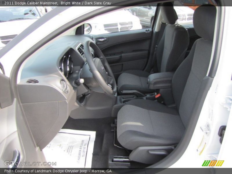 Bright White / Dark Slate Gray 2011 Dodge Caliber Mainstreet