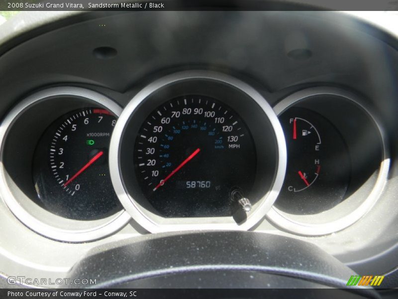 Sandstorm Metallic / Black 2008 Suzuki Grand Vitara