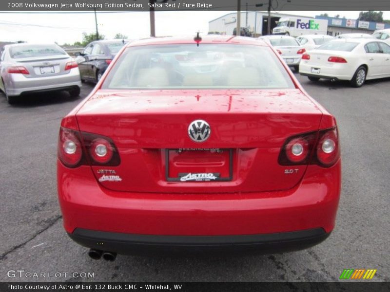 Salsa Red / Pure Beige 2008 Volkswagen Jetta Wolfsburg Edition Sedan