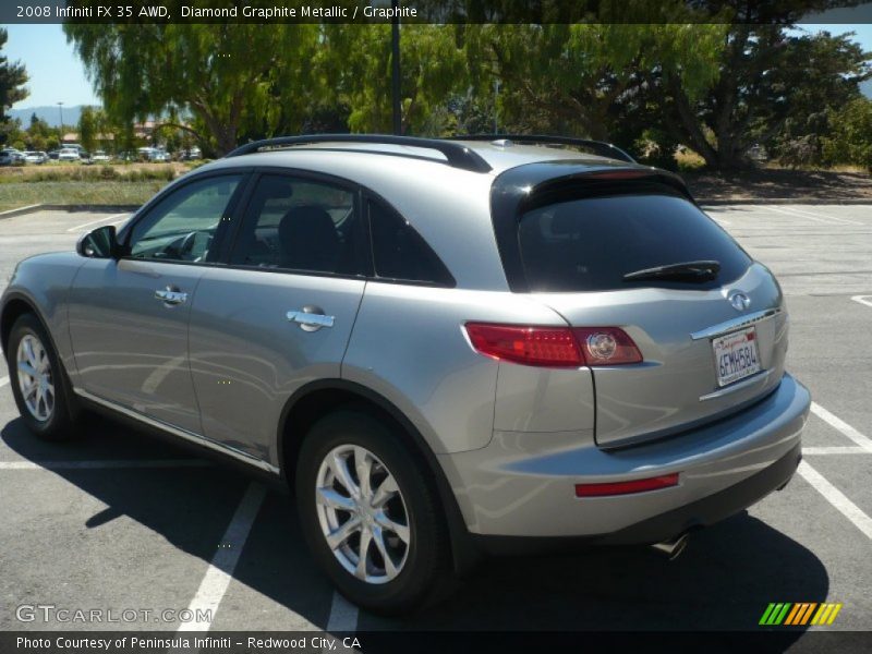Diamond Graphite Metallic / Graphite 2008 Infiniti FX 35 AWD