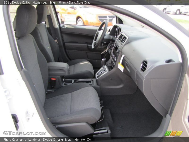 Bright White / Dark Slate Gray 2011 Dodge Caliber Mainstreet
