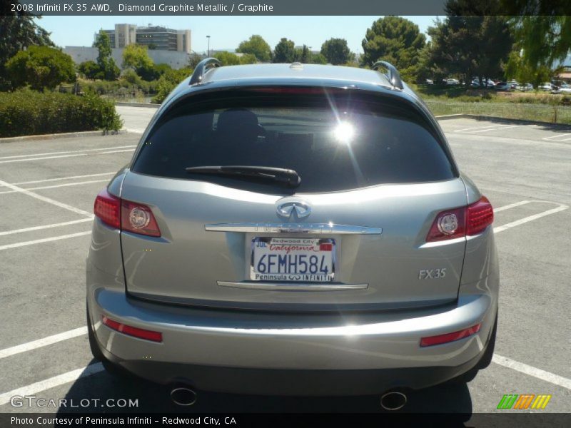 Diamond Graphite Metallic / Graphite 2008 Infiniti FX 35 AWD